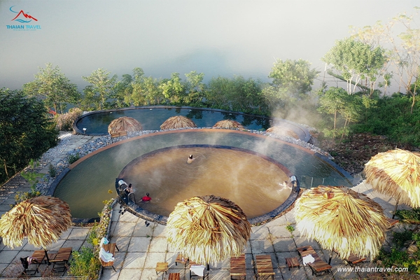 Suối khoáng nóng Ban Mai Retreat - Bản tình ca của núi rừng Tây Bắc - THÁI AN TRAVEL