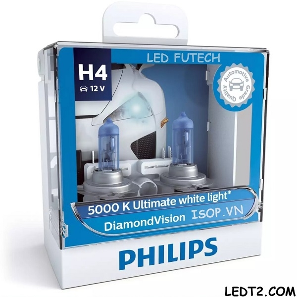 Đèn pha Halogen Philips Diamond Vision 5000K
