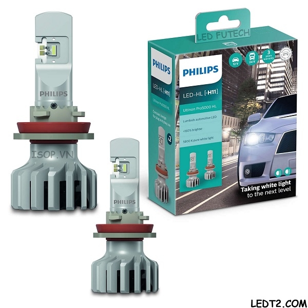 AUTOLUX] Đèn pha LED Philips Ultinon Pro5000 | Việt Nam