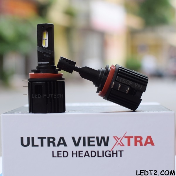 Đèn pha LED Ultra View chân H15 +250%