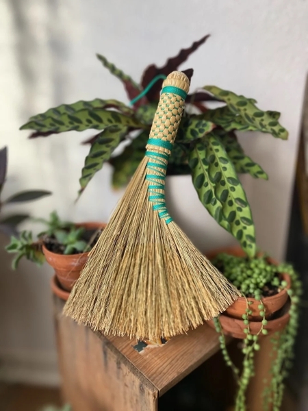 Durable Whisk broom from Rice straw stick Broom