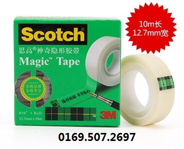 Băng dính 3M 810 - Băng keo kỳ diệu 3M 810 Scotch Magic Tape