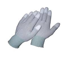 Găng tay chống tĩnh điện Carbon PU phủ ngón