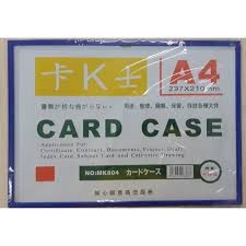 BÌA ĐỰNG TÀI LIỆU A4 CARD CASE CÓ NAM CHÂM