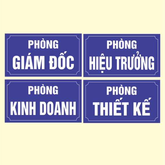 BIỂN TÊN PHÒNG