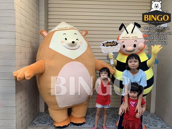 Mascot hơi gấu Phong Sơn