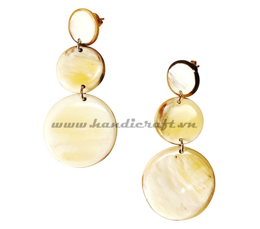 Natural Horn Earrings