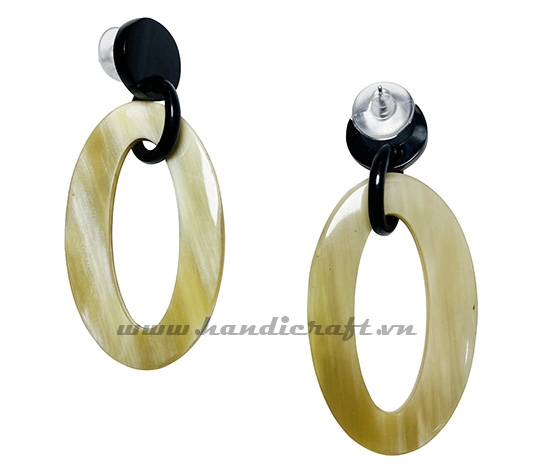 Natural Horn Earrings