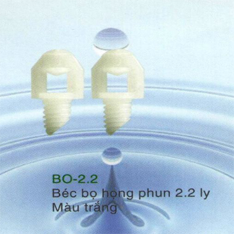 Béc bọ 360 độ tưới gốc BB 2,2 họng 2,2ly