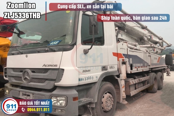 Bơm cần Zoomlion 47M - Bán Xe Bơm bê tông cần 47M Zoomlion Cifa