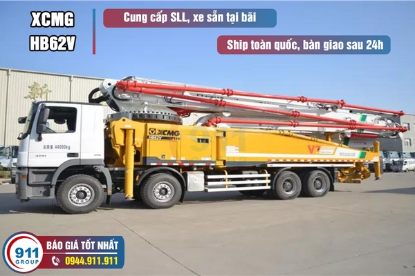 Bơm cần XCMG 62M - Bán Xe Bơm bê tông cần 62M XCMG