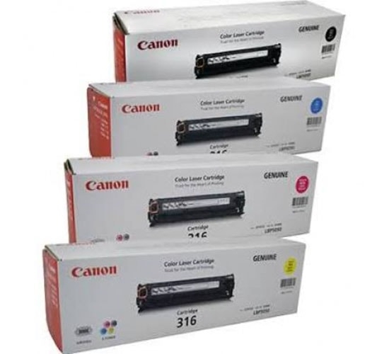 Hộp mực laser màu Canon - Cartridge 316 Bk chính hãng