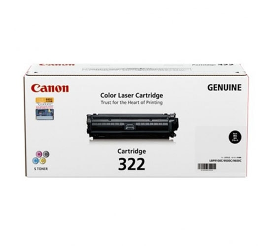 Hộp mực laser màu Canon - Cartridge 322 BK chính hãng