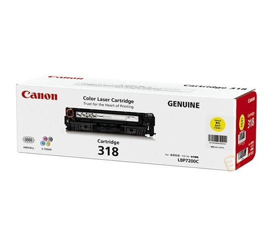 Hộp mực laser màu Canon - Cartridge 318 C/M/Y chính hãng