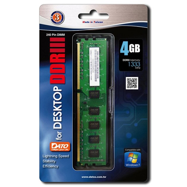 Bộ nhớ trong  Dato 4GB-DDR3-Bus 1600- PC