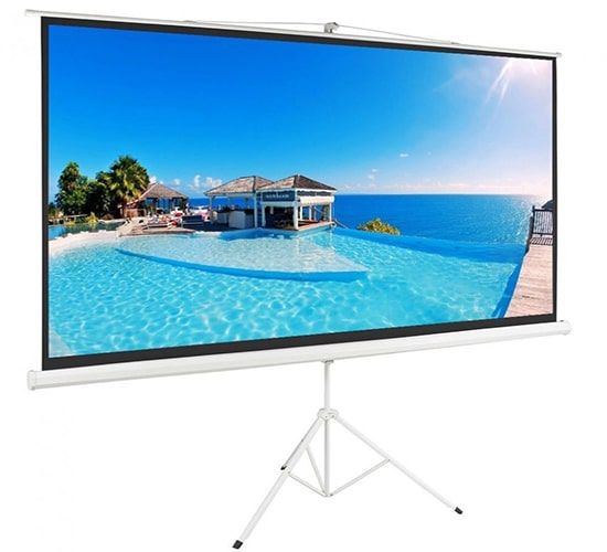 Màn Chiếu 3 chân ( di động) 113 inch tỉ lệ 1:1