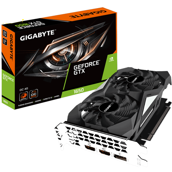 GIGABYTE GeForce GTX 1650 OC 4G (GV-N1650OC-4GD)  2FAN