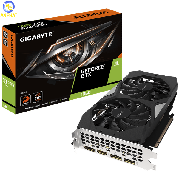 Card màn hình Gigabyte GeForce GTX 1660 OC 6GB (GV-N1660OC-6GD)