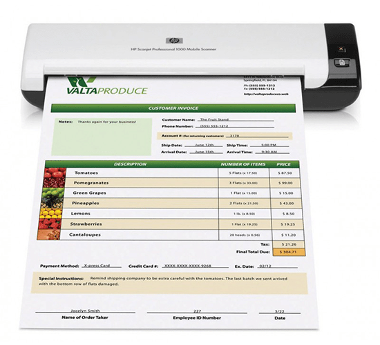 Máy scan HP Professional 1000 Mobile Scanner (L2722A)