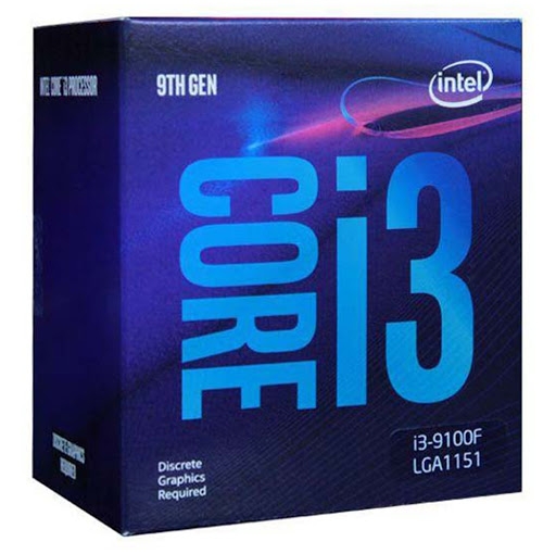 CPU Intel Core i3 9100F (Up to 4.20Ghz/ 6Mb cache) Coffee Lake (lắp kèm VGA)