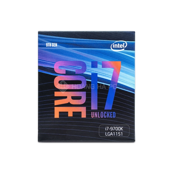 CPU Intel Core i7-9700K (3.6 Upto 4.6GHz/ 8C8T/ 12MB/ Coffee Lake-R)