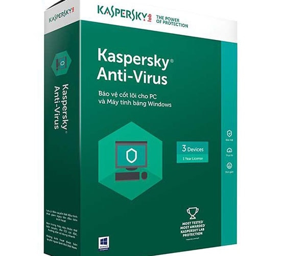 Phần mềm Kaspesky Anti Virus Box