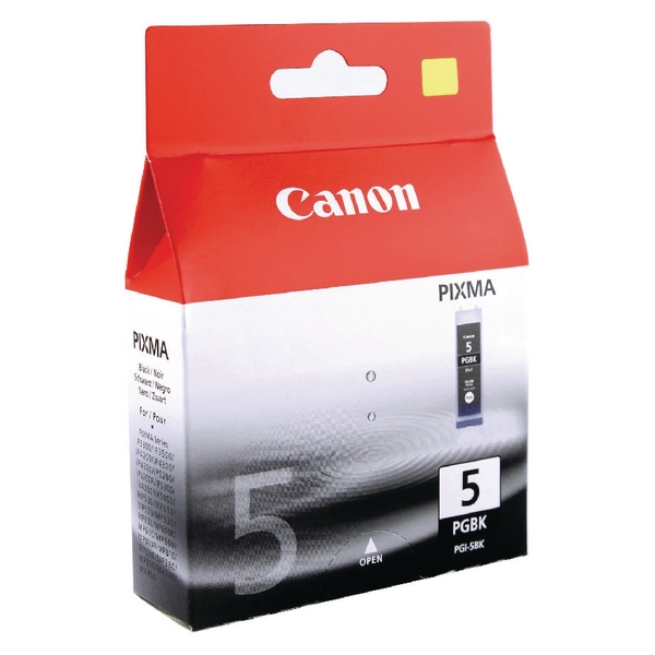 Hộp mực in phun màu Canon PGI-5 Bk chính hãng