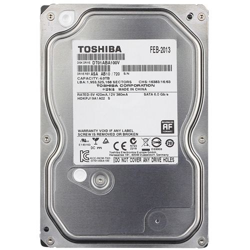 HDD Toshiba 4TB AV - SATA3, 5700rpm