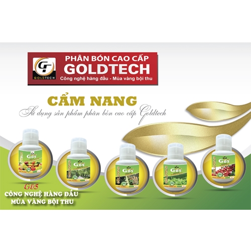 [CHAI 50ML] Phân bón cao cấp Goldtech G05 cho cây lúa, hoa màu, cây ăn quả