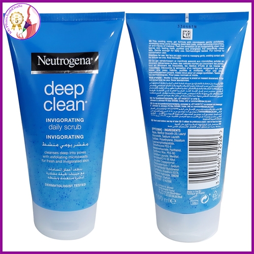 neutrogena deep clean invigorating daily scrub