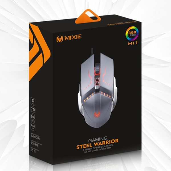 CHUỘT GAMING CAO CẤP MIXIE M11 KẾT NỐI USB - CHUỘT CHƠI GAME RGB CÓ DÂY