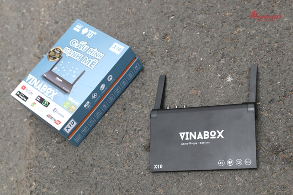 Android Tv Vinabox X10, Ram 4G Rom 32Gb, Android 10.0