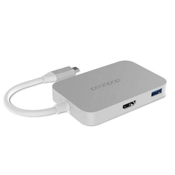 Dodocool DC31S -Hub chuyển đổi USB Type-C ra 3 USB 3.0 với 1 cổng HDMI cho MacBook/MacBook Pro/Google Chromebook Pixel