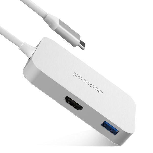 Dodocool DC31S -Hub chuyển đổi USB Type-C ra 3 USB 3.0 với 1 cổng HDMI cho MacBook/MacBook Pro/Google Chromebook Pixel