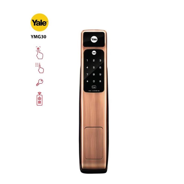 Khóa cửa mã số thẻ từ Yale YMG30