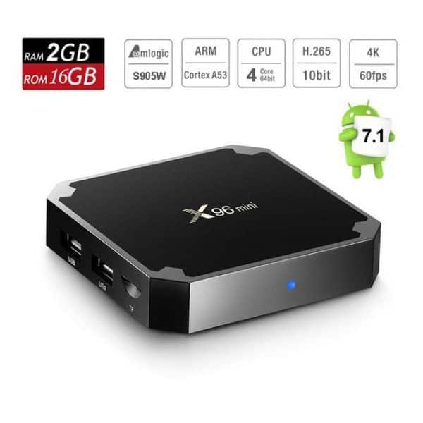 Enybox X96 Mini - Ram 2GB, Rom 16Gb, Android 7.1.2 Giá tốt.