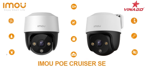 CAMERA IMOU POE Cruiser SE-S41FA 2MP/4MP, CÔNG NGHỆ CẤP NGUỒN POE, MỚI NHẤT NĂM 2022