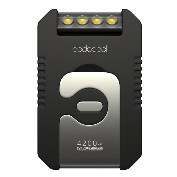 Dodocool DA68 - Bộ sạc pin năng lượng mặt trời, tích hợp đèn pin Led