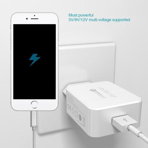 Dodocool DA56WEU - Bộ sạc tích hợp công nghệ sạc nhanh Quick charge 3.0, tiêu chuẩn Châu âu