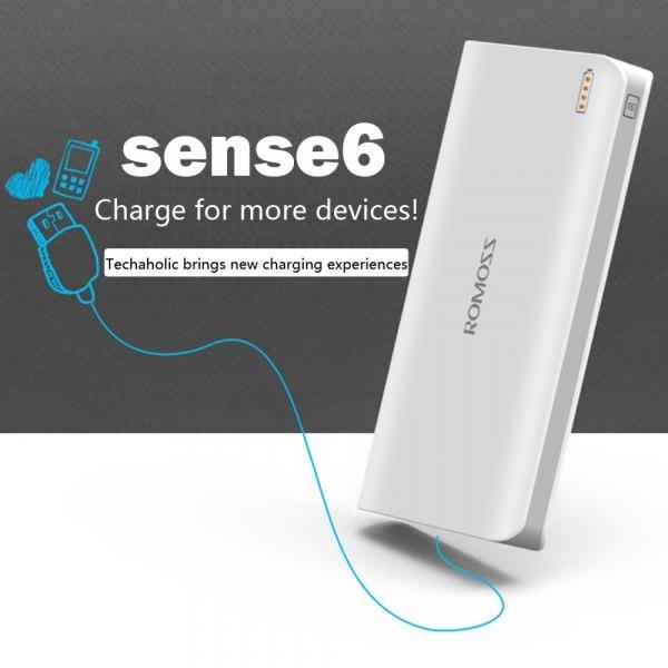 Pin sạc dự phòng Romoss Sense 6 - 20.000mAh