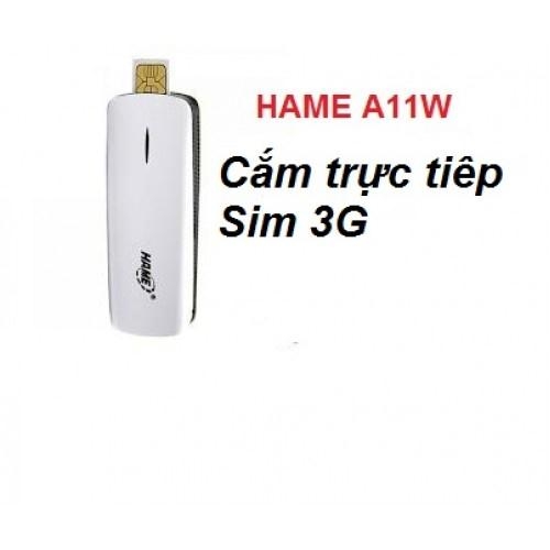 Thiết Bị Cắm SIM 3G Phát WIFI HAME A11W - Power bank 1800mAh