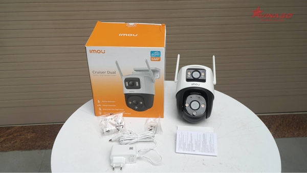 Camera 2 Mắt Ngoài Trời iMOU Cruiser Dual 6MP IPC-S7XP-6M0WED