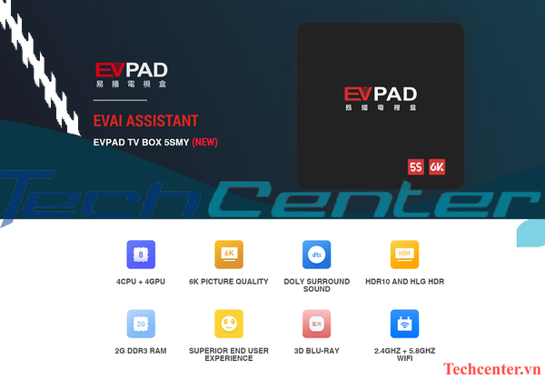 EVPAD 5S (MODEL 2020) - XEM TRUYỀN HÌNH 14 QUỐC GIA VỚI HƠN 1100 KÊNH