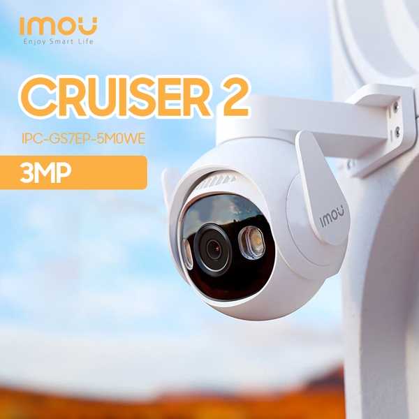 IMOU Cruiser 2 - Mã GS7EP-3M0WE Độ phân giải 3MP PTZ Camera Ngoài Trời Thế hệ mới nhất của IMOU năm 2023