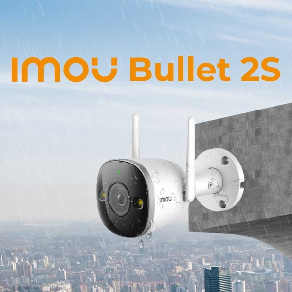 IMOU Bullet 2S 4MPX - Model IPC-F46FP - Camera Ngoài Trời Cao Cấp Nhất