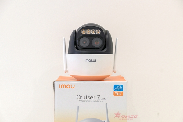 Camera Ngoài Trời Cruiser Z iMOU 3K 5MP Ống kính kép, Zoom xa tới 12X