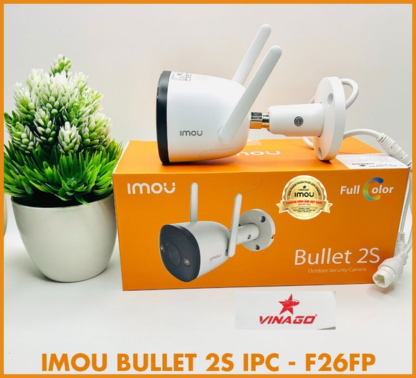 CAMERA IMOU Bullet 2S - Model IPC-F26FP - Camera Ngoài Trời Mới Nhất 2022