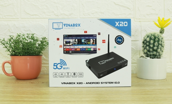 VINABOX X20 - RAM 2GB, MẪU VINABOX MỚI NHẤT NĂM 2020 ANDROID 10 SIÊU MƯỢT