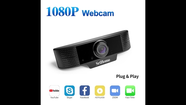 Webcam SriHome Full HD 1080P