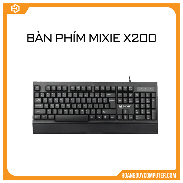 BÀN PHÍM CÓ DÂY GIẢ CƠ MIXIE X200 - CHÍNH HÃNG PHÂN PHỐI